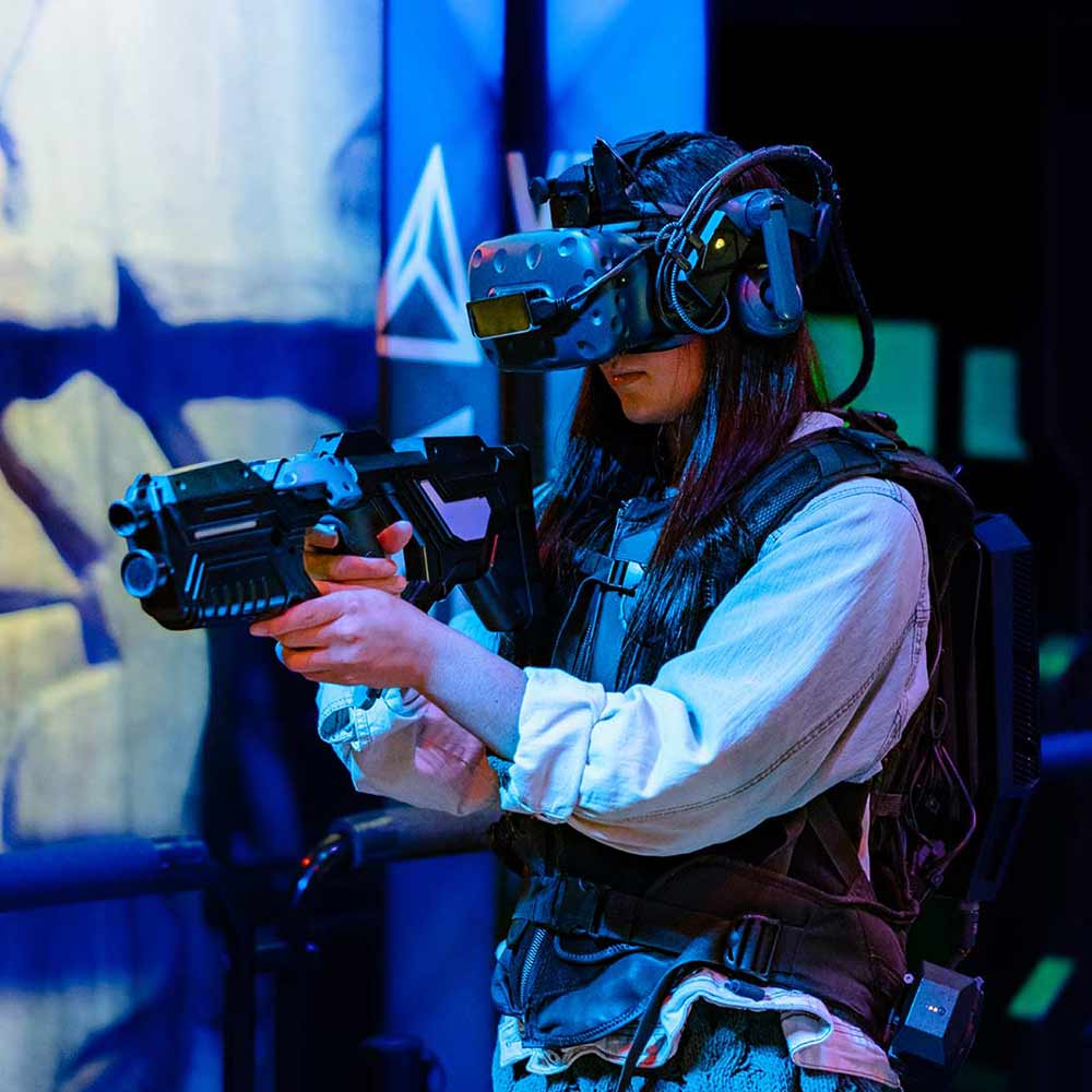 Single Virtual Reality Island Pigeon Gatlin's Fun Center